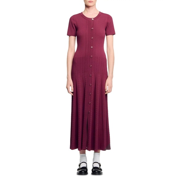 Milla Short Sleeve Knit Maxi Dress - Picture 1 of 6